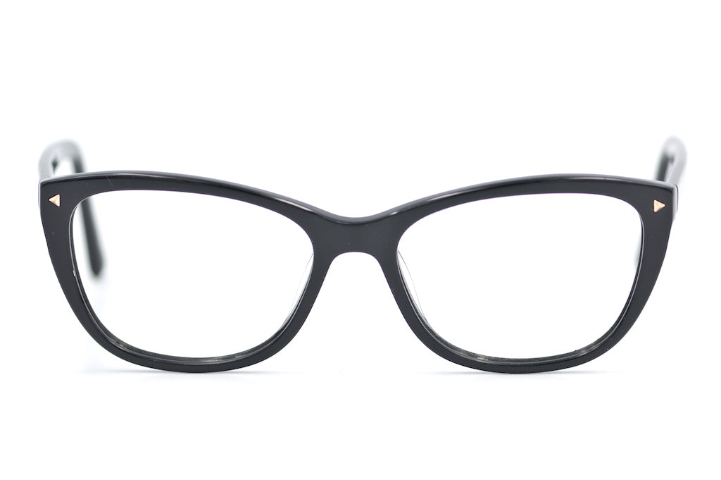 Black cat eye glasses. Naomi retro inspired glasses. Cheap affordable glasses. 