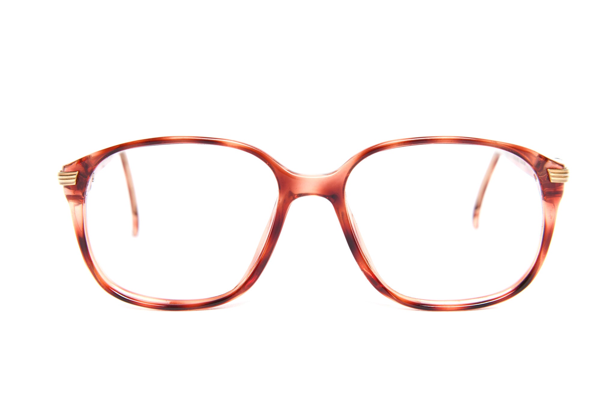 Retro - 1970s-1980s Red Brown Rounded Plastic