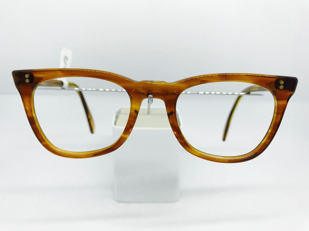 NHS 524 style light brown mottle/stripe plastic 1950/1960 unisex.