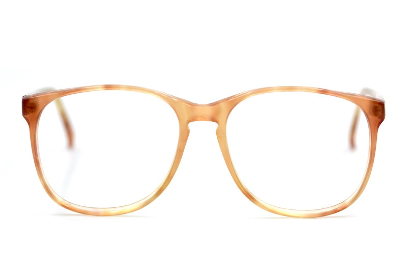 70s Style Brown Mottled Oversized Vintage Glasses