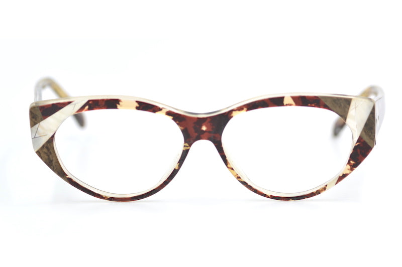 AP women's cat eye glasses. Brown marbled cat eye glasess. Women's cat eye glasses. Women's retro glasses. 