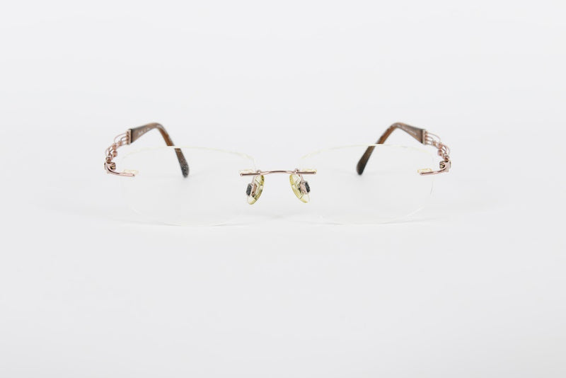 Rimless Frames With Gold Sides