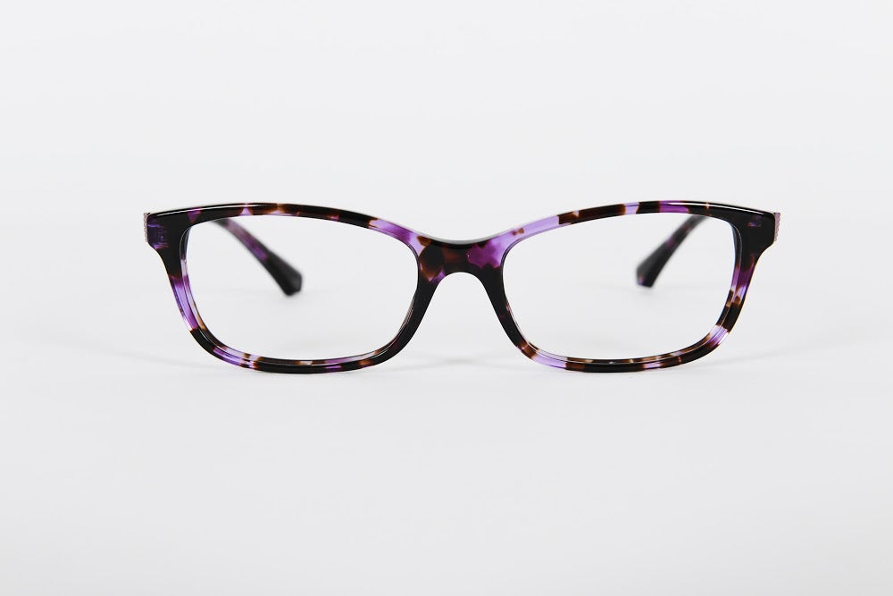 Emporio Armani - Purple Mottle With Metal Sides