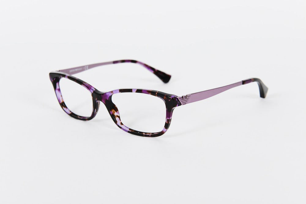 Emporio Armani - Purple Mottle With Metal Sides