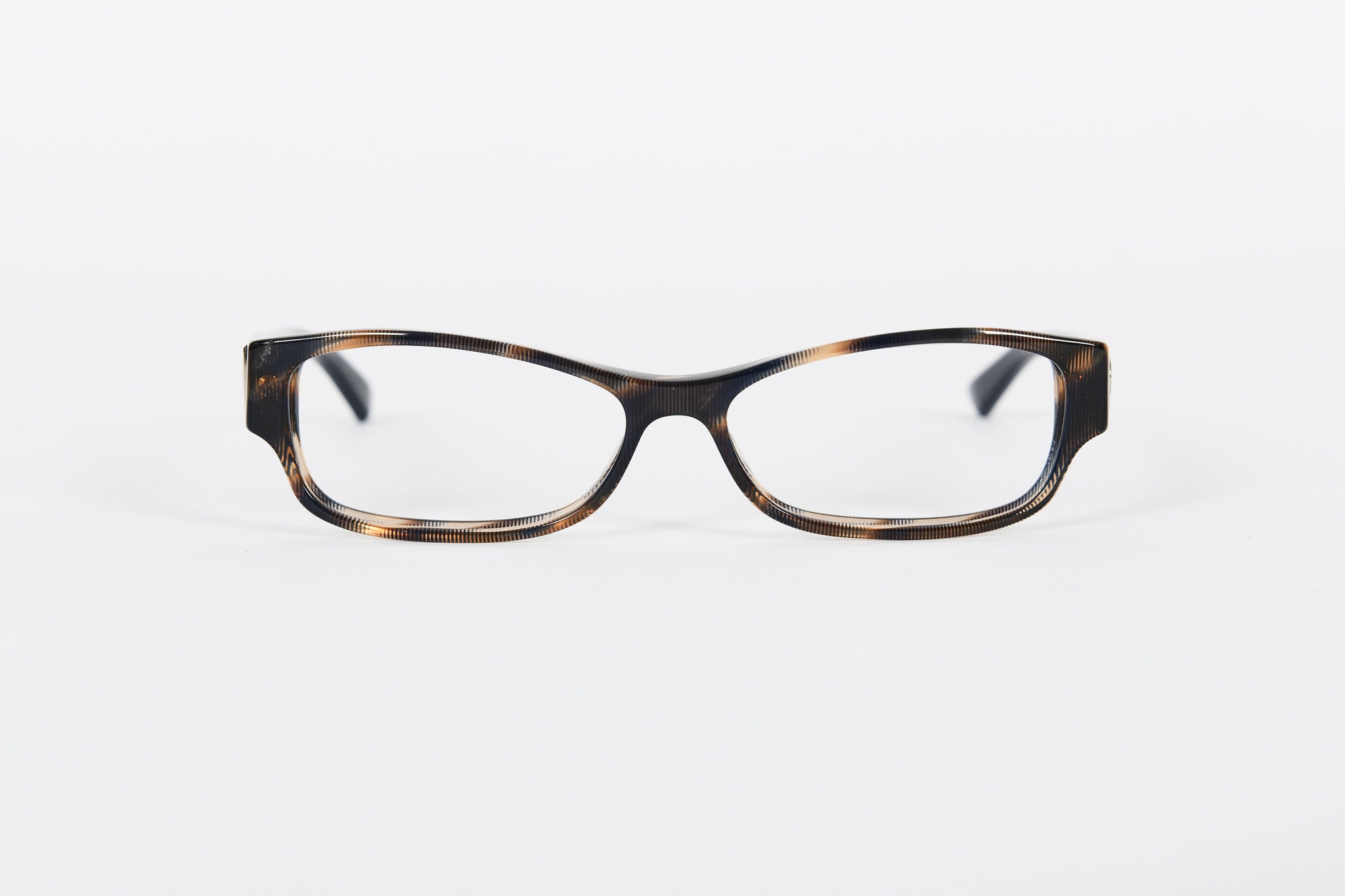 Gucci blue and brown with metal bands on sides.GG 3201, 51/14,  shallow. M/L