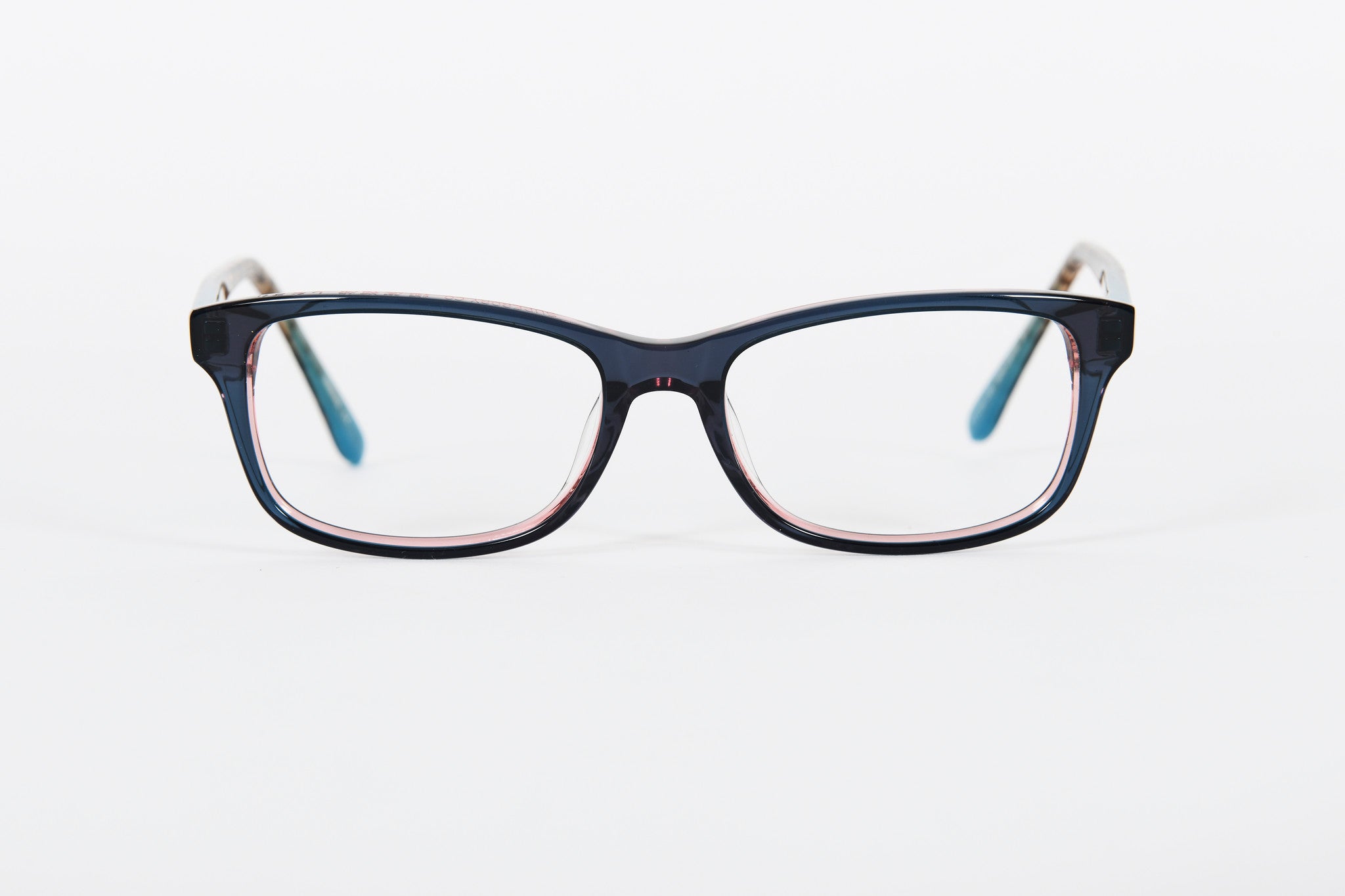 Blue crystal Superdry frames with brown and blue sides