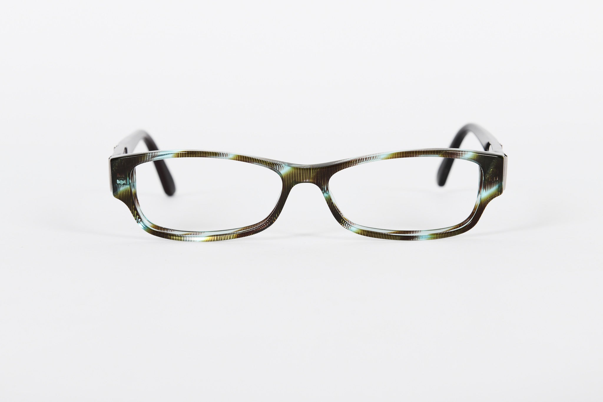 Green and brown narrow Gucci frames