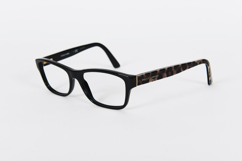 Black D&amp;G frames with leopard print sides