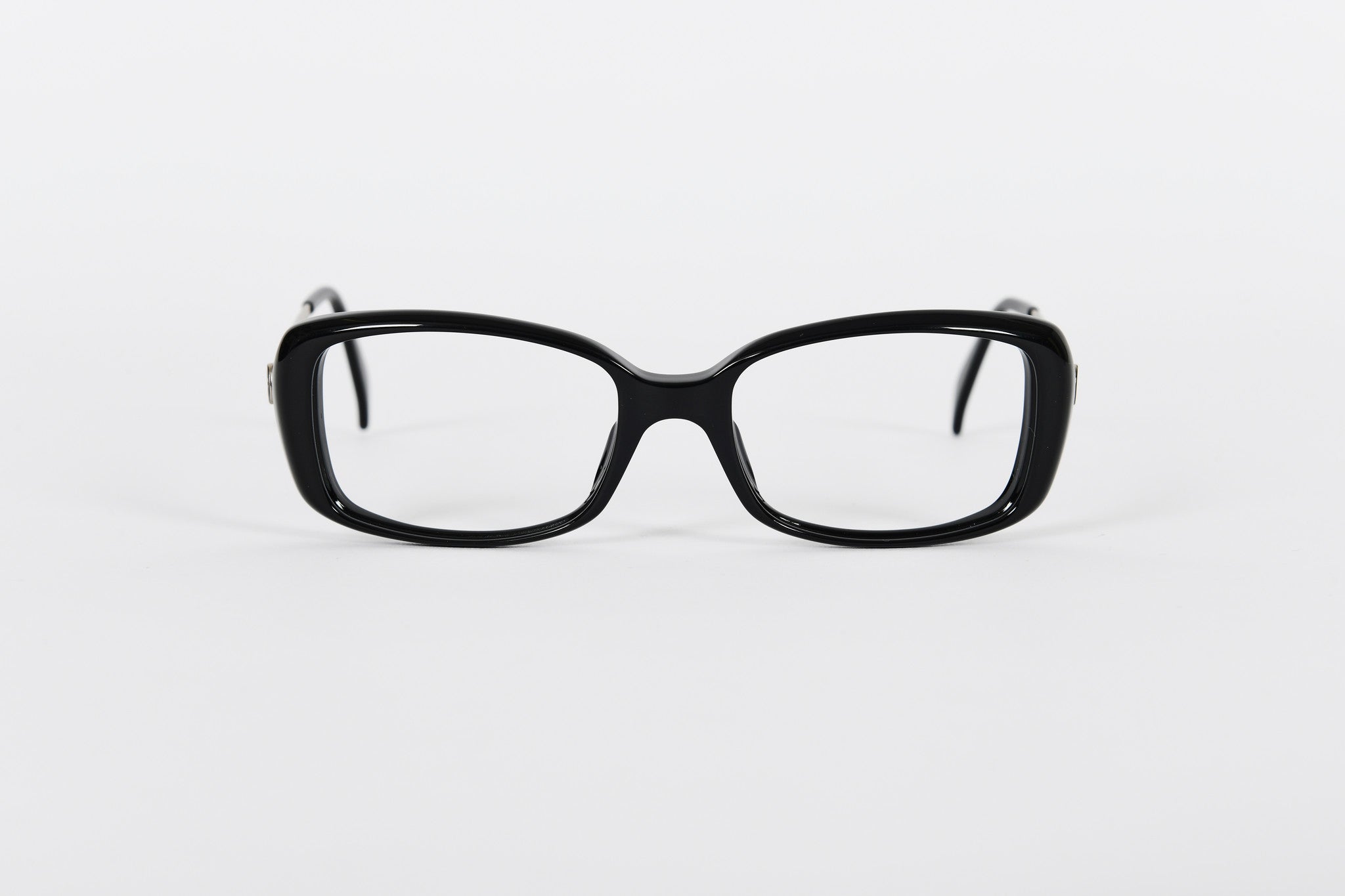 Black Giorgio Armani designer frames with metal sides