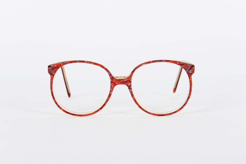 Retro red and purple large 1980s frames