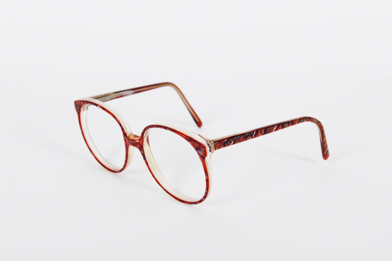 Retro red and purple large 1980s frames