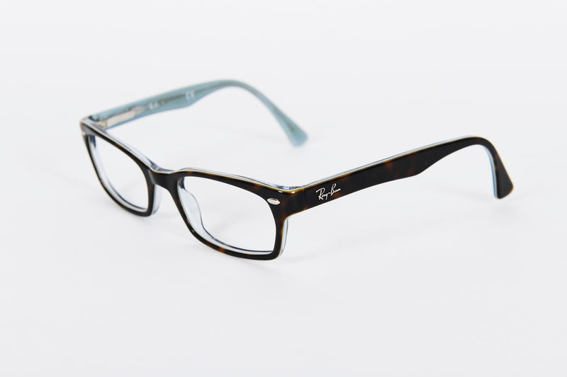 Tortoiseshell Ray-Ban with blue / green inside