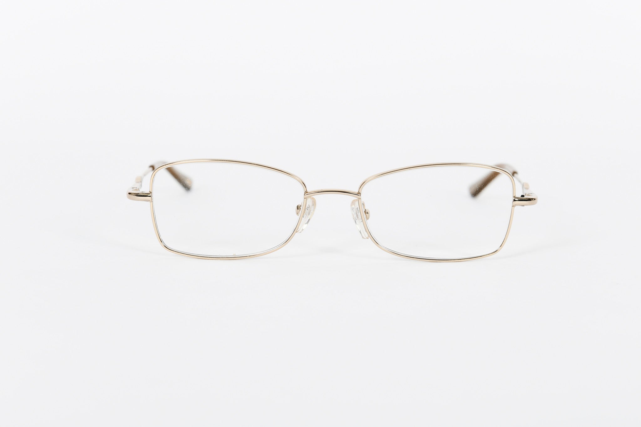 Gold metal Lozza frames with stone detail on sides