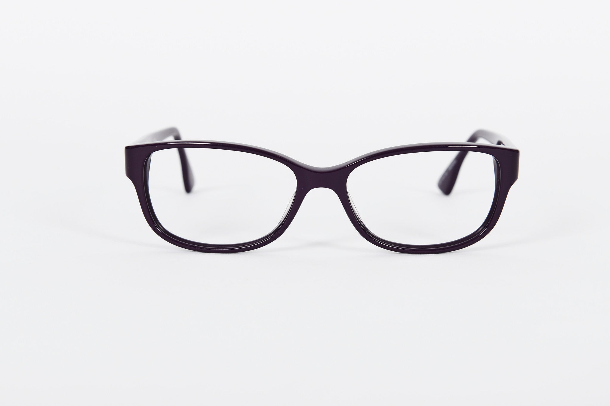 Dark purple Armani designer frames