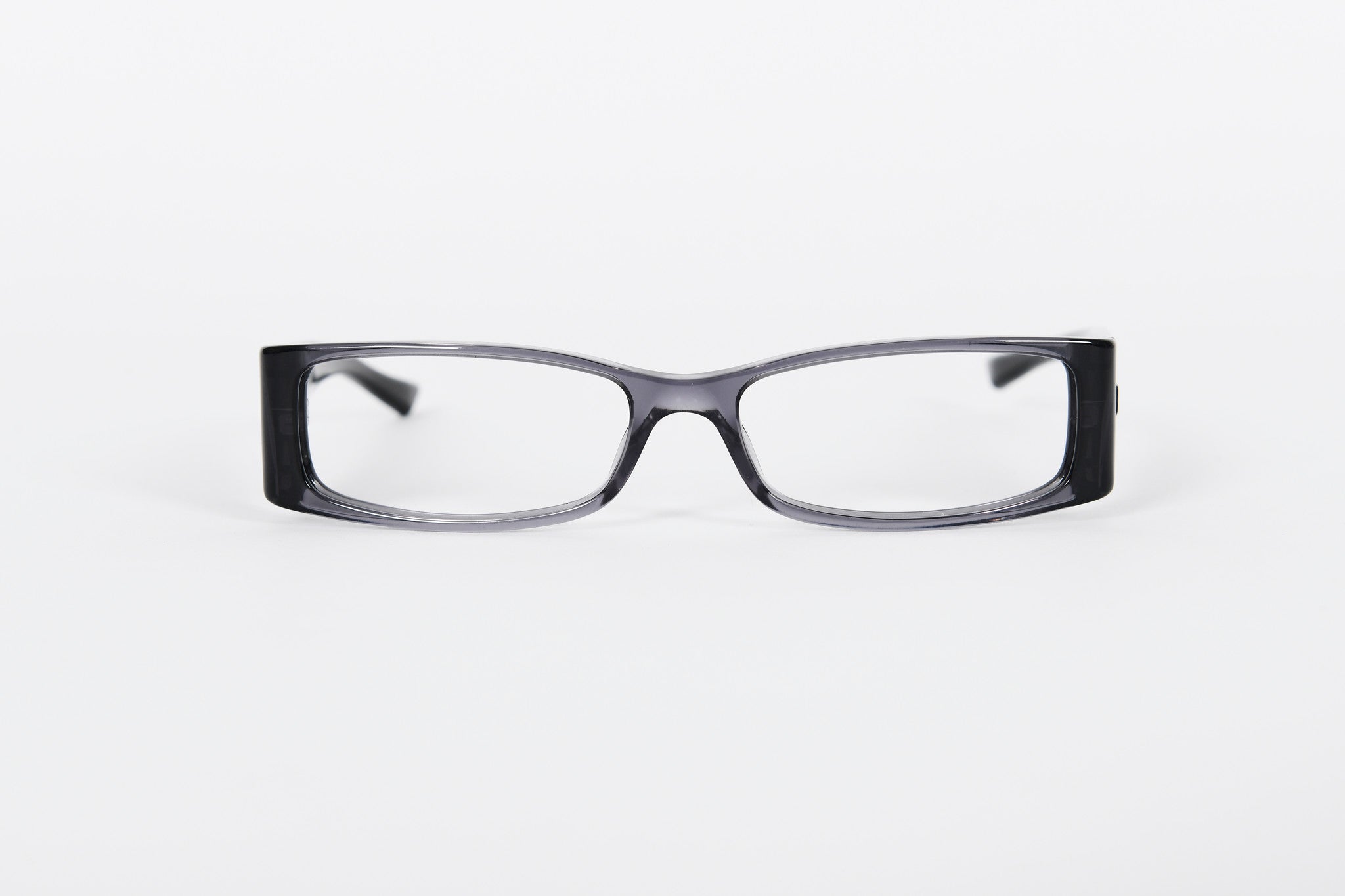 Grey pearlescent Dior frame with black and silver sides