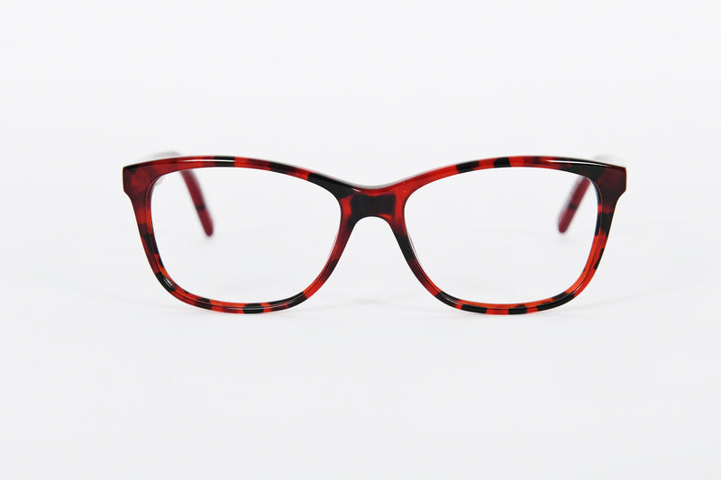 Red mottle Hilfinger frames with red sides