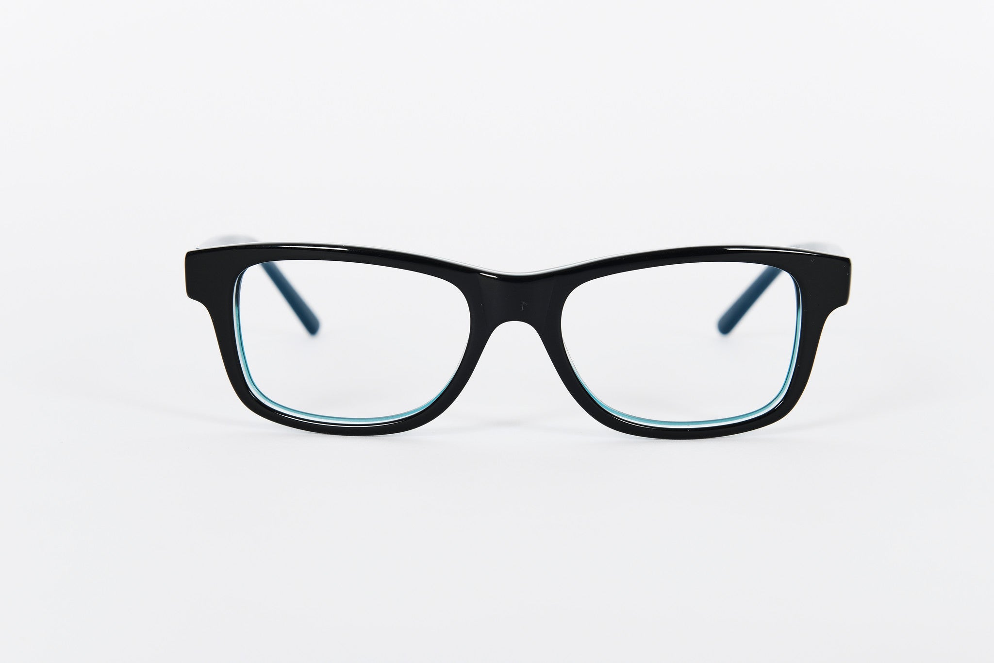 Black diesel frames with turquoise inner rim