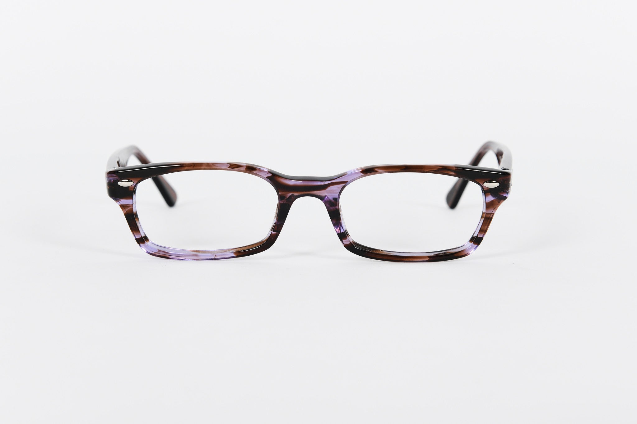 Black and purple tortoiseshell mottle Ray-Ban