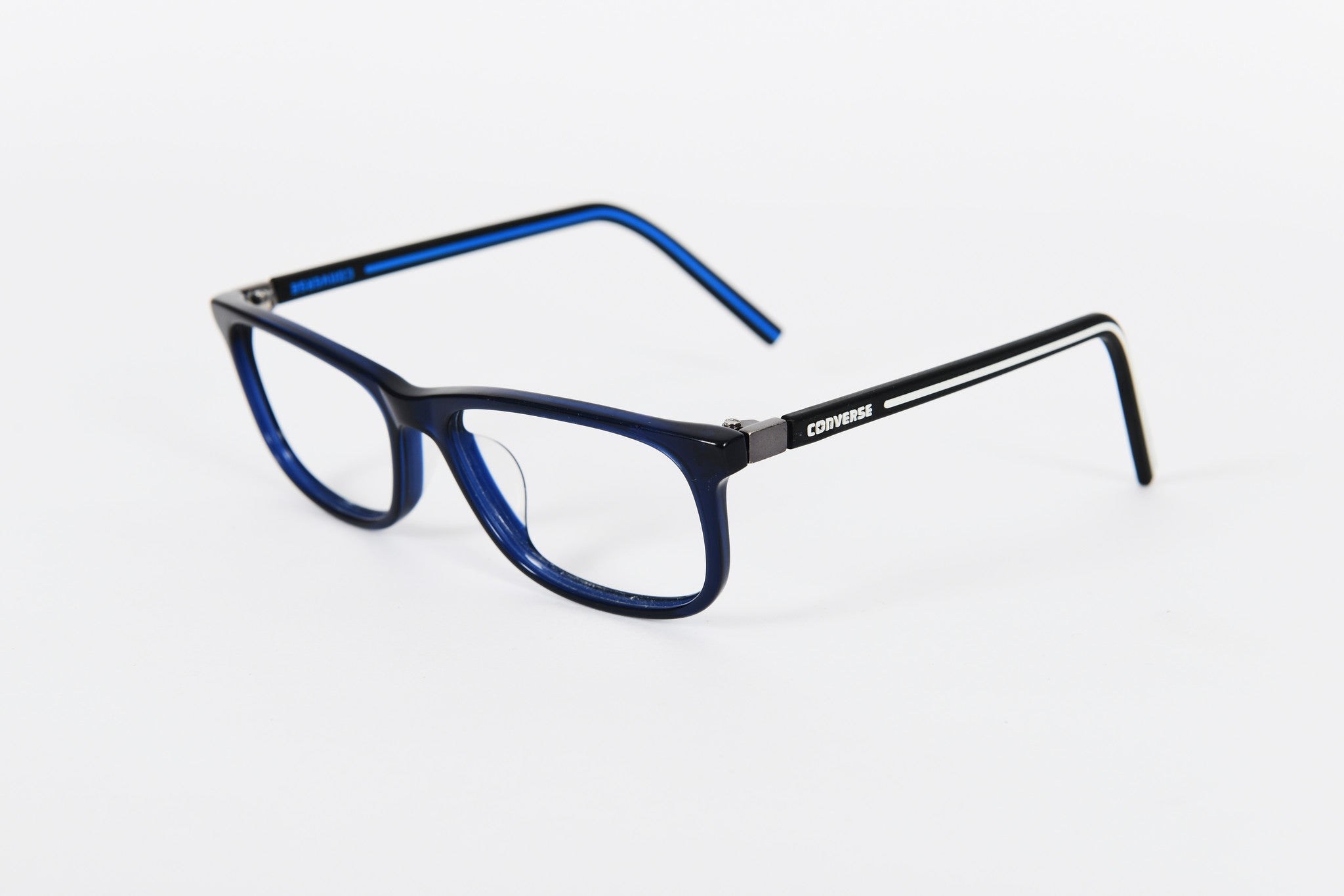 Dark blue Converse frame with black rubber sides