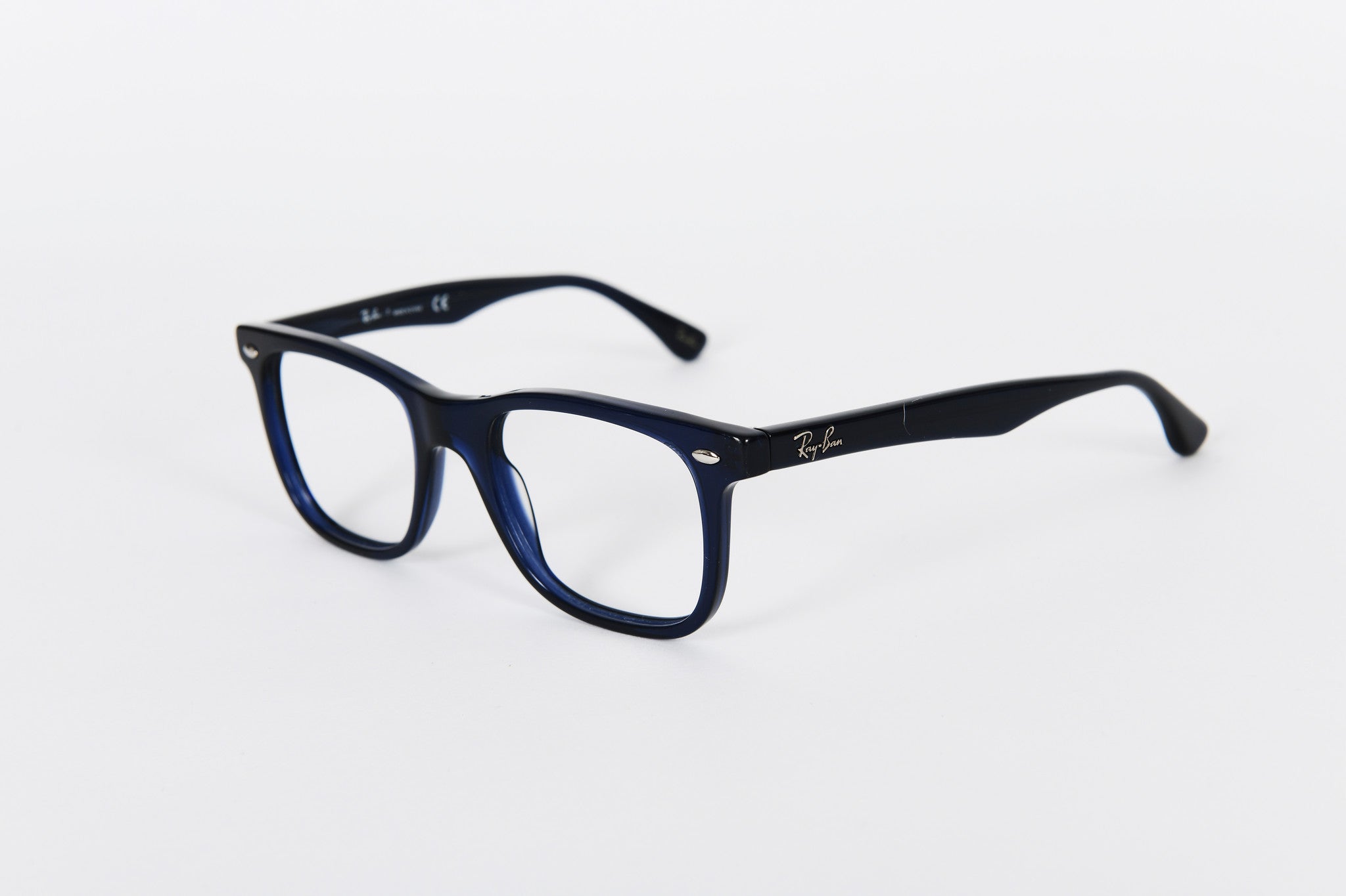 Dark blue Ray-Ban frames