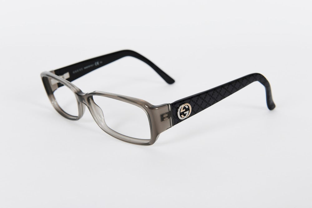 Gucci - Pale Grey Frame With Patterned Sides