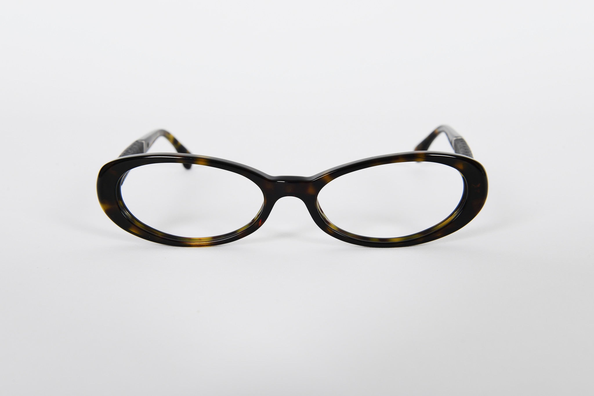 Chanel - Brown Tortoiseshell Oval Frame