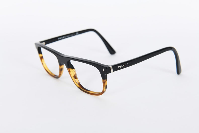 Prada - Black Top With Tortoiseshell Lower Rims