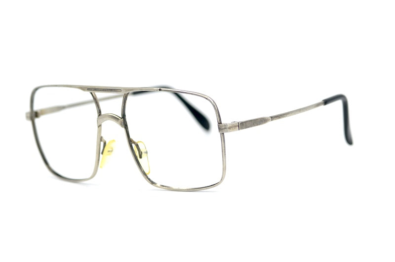 BP Men's Silver vintage aviator glasses. 