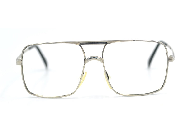 BP Men's Silver vintage aviator glasses. 