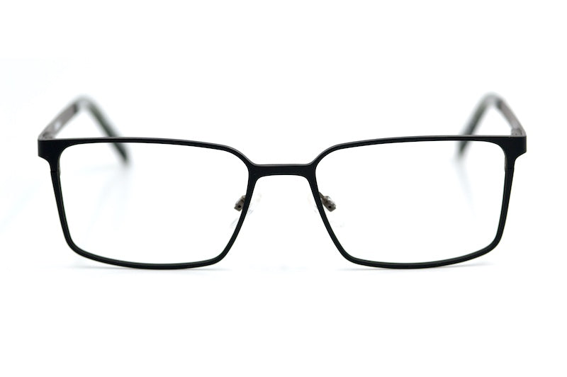 Barbour 1005 Men's Black Rectangular Glasses