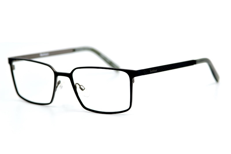 Barbour 1005 Men's Black Rectangular Glasses