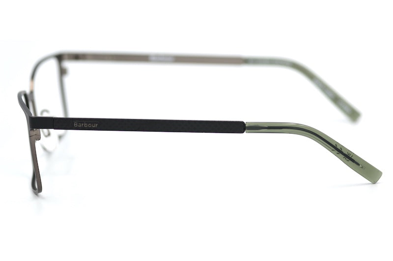 Barbour 1005 Men's Black Rectangular Glasses