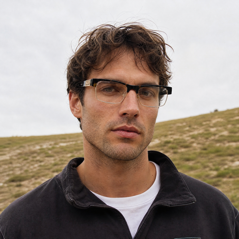 Bench 234 Men's Rectangular Glasses
