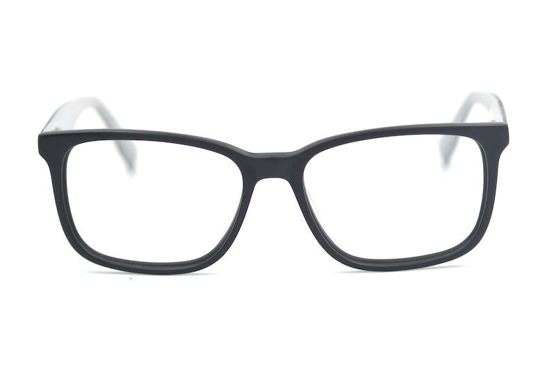 Boss Orange 0267 men's black square designer glasses.