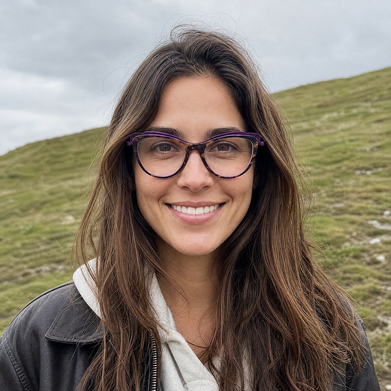 Boz Celeste women's cat-eye purple glasses