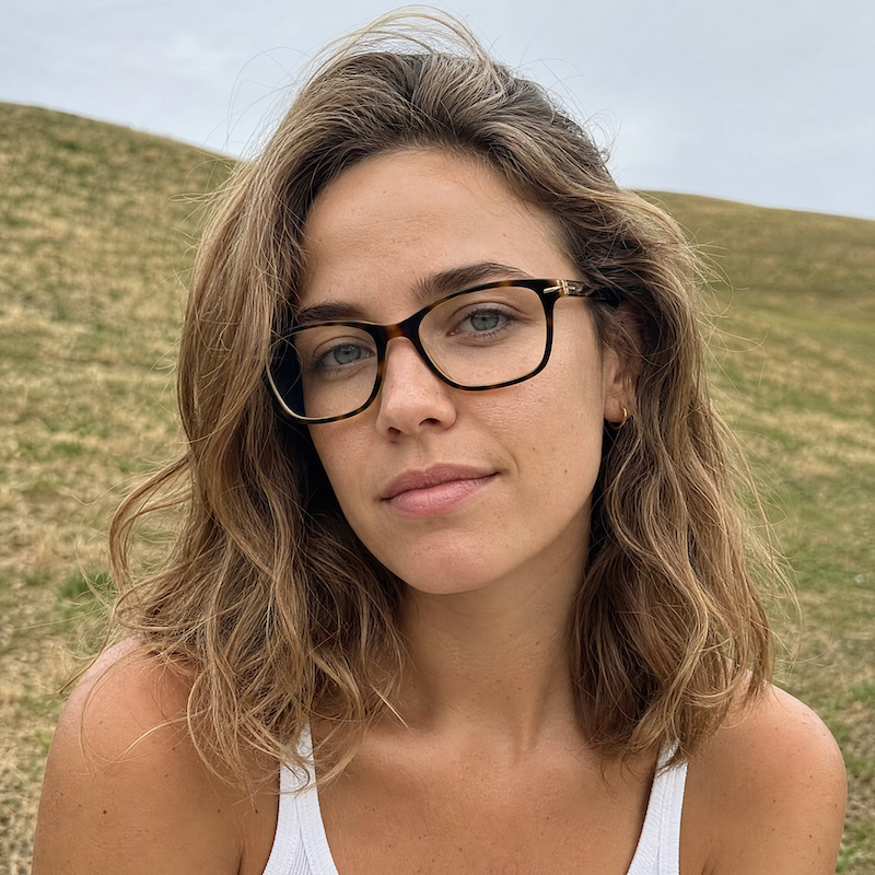 Carolina Herrera VHE661 Glasses. Brown rectangular women's designer glasses. Sustainable eyewear online.