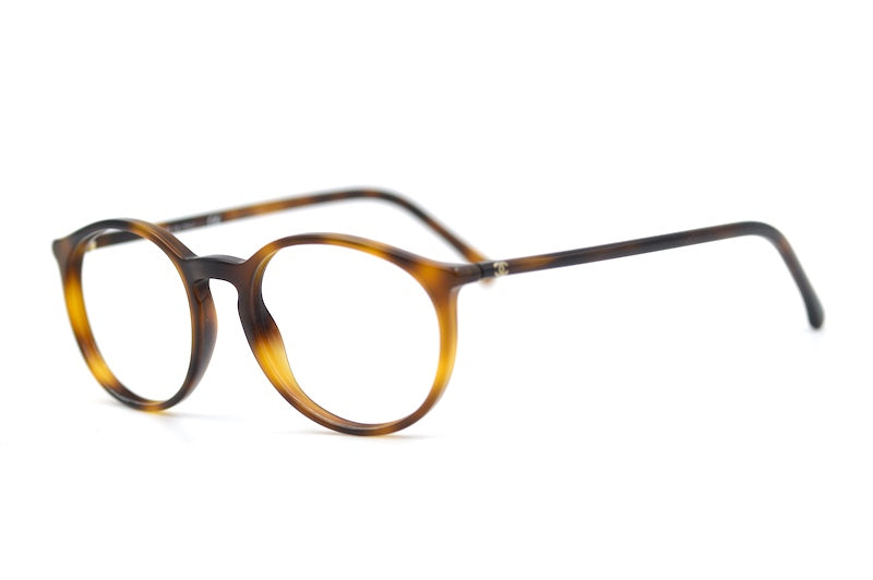Chanel 3372 women's brown round glasses