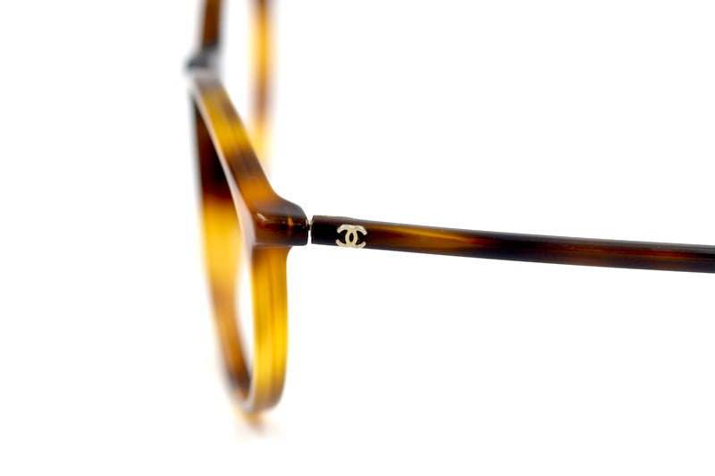 Chanel 3372 women's brown round glasses