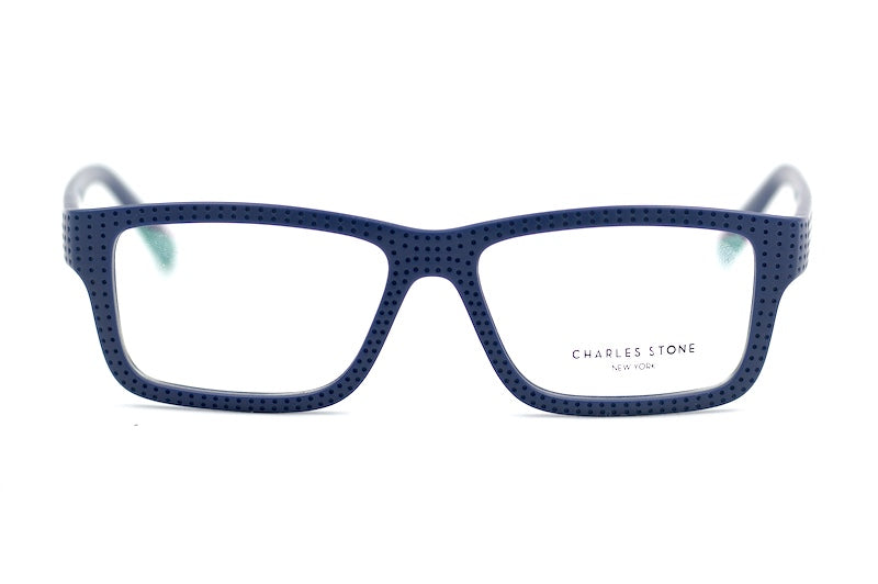 Charles Stone New York 80 blue rectangular glasses