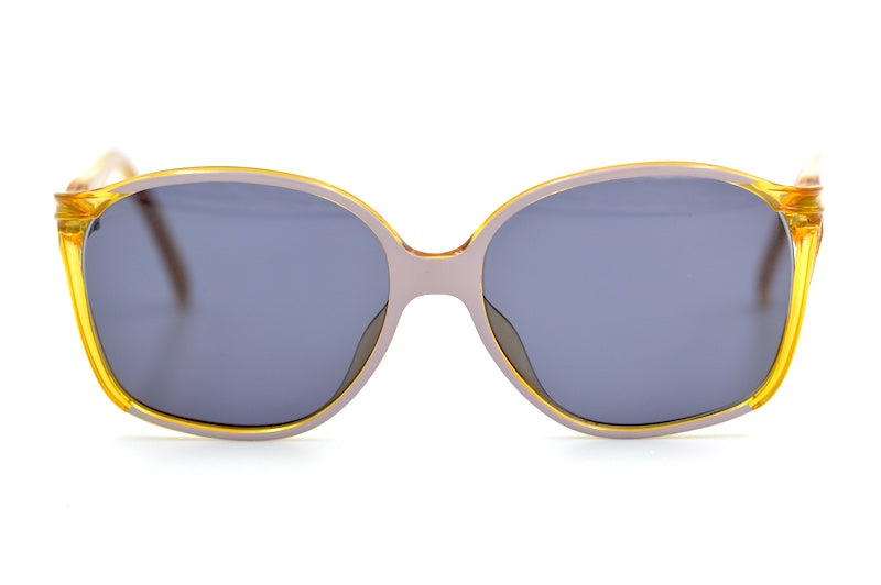 Christian Dior 2286 31 vintage sunglasses from the 80s with pink front and sides 