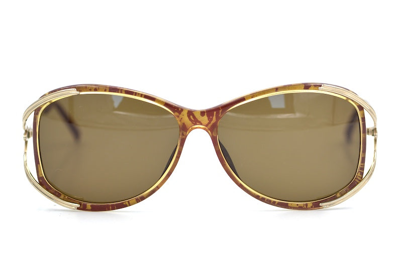Christian Dior Red & Gold Vintage Sunglasses | Women's Dior