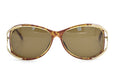 Christian Dior red and gold 80s oversized vintage sunglasses. Women's affordable Dior sunglasses. Women's sustainable sunglasses.