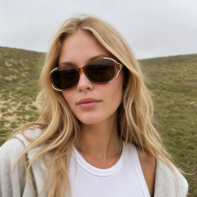 Christian Dior red and gold 80s oversized vintage sunglasses. Women's affordable Dior sunglasses. Women's sustainable sunglasses.