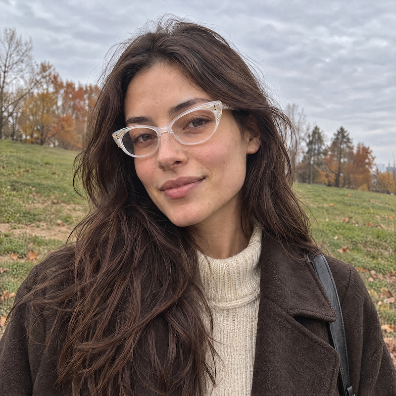 Selecta Cynthia white 1950s cat eye vintage glasses frame. 