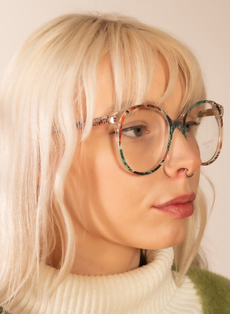 Zoe by Brulimar 2201 80s oversized vintage glasses. Sustainable glasses online 