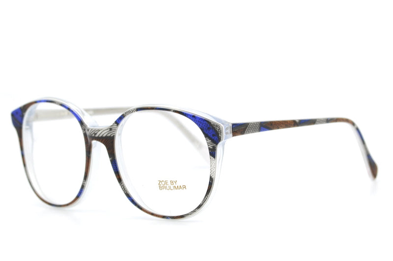 Zoe by Brulimar 2193. Oversized Glasses. Vintage Oveersized Glasses. 1980's Vintage Glasses. Sustainable Glasses.