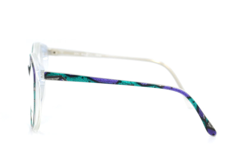 Zoe by Brulimar 2195. Oversized Glasses. Vintage Oveersized Glasses. 1980's Vintage Glasses. Sustainable Glasses.  80's Glasses. Cool Retro Glasses. 