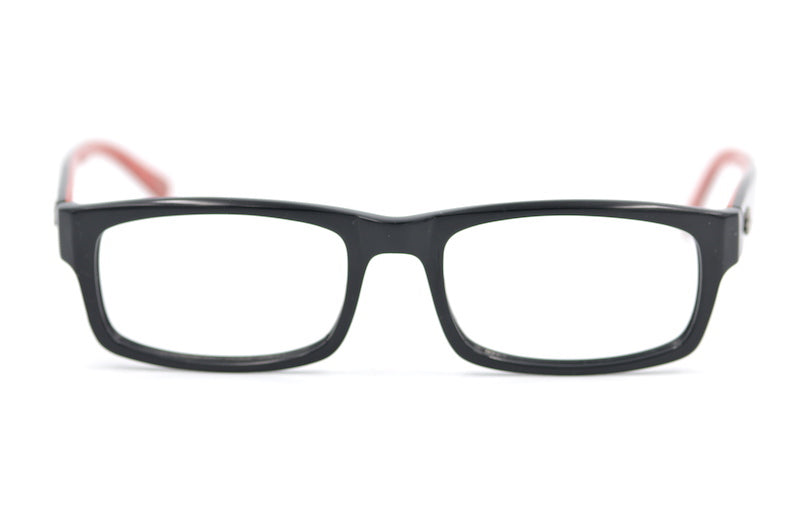 Ray-Ban black rectangular glasses. Mens Ray-Ban glasses. Cheap Ray-Ban glasses. Cheap designer glasses. Sustainable eyewear. Refurbished glasses. 