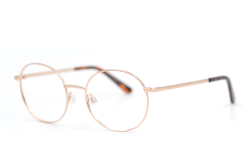 Hurston glasses. Round retro glasses. Rose gold round glasses. Women's glasses online UK. Women's prescription glasses. 