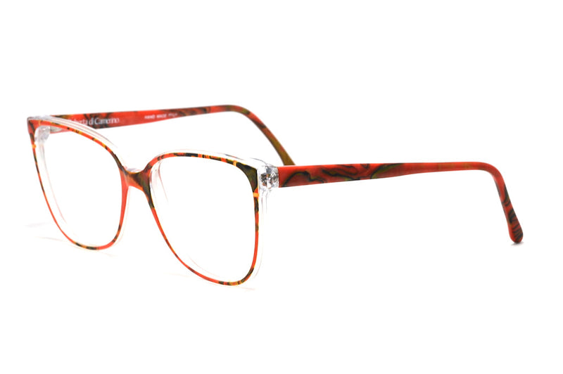 Roberta di Camerino ladies vintage glasses, vintage spectacles 1980s glasses. Red vintage glasses. Retro Glasses.